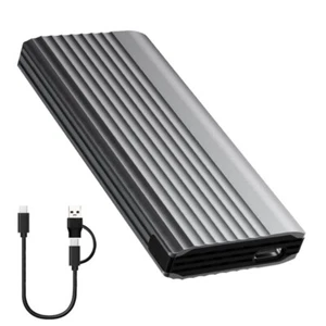 M.2 /NVME Solid Disk Enclosure USB3.1 Gen 2 10Gbps Metal External Drive Case - Afbeelding 1 van 14