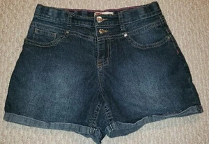 L.E.I. MORGAN HIGH RISE JEAN CUFFED SHORTS  JUNIORS SIZE 16R - Picture 1 of 7