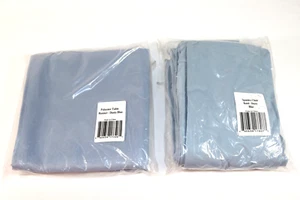 Dusty Blue TABLE RUNNER 108 x 13" & Spandex Chair Band Wedding Graduation Party - Picture 1 of 6