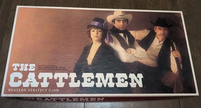 Juego de mesa de estrategia occidental vintage 1977 The Cattlemen de S And R Games COMPLETO Foto 1 de 4