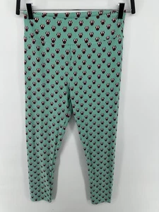 LuLaRoe Womens Disney Minnie Mouse Blue Green Polka Dot Leggings One Size - Picture 1 of 4