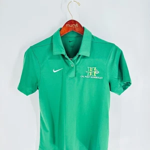 Polo basket Nike Dri Fit NCAA Cal Poly Humboldt Lumberjacks verde taglia S - Foto 1 di 9