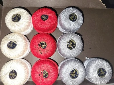 10 DMC Size 5 Pearl Cotton 60YDS Ball Needlepoint Embroidery Thread France - Image 1 of 4