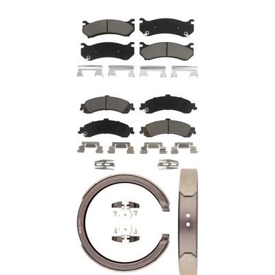 Ceramic Front Brake Pads Rear Shoes Kit for Cadillac Escalade EXT ESV 2002-2006  - Image 1 of 4