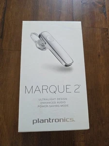 NEW Plantronics Marque 2 M165 Wireless Bluetooth Headset Mobile Earpiece White - Photo 1 sur 3