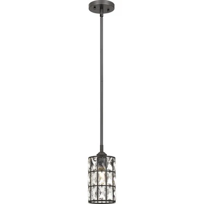 Quoizel QPP4046WT OPEN BOX Oliver Mini Pendant Western Bronze - Image 1 of 4