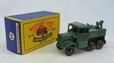 Camión de avería Moko Lesney Matchbox Toys MB64a Scammel Foto 1 de 2