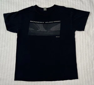 Bowery Electric Beat Black Band Shirt Size LG 21” X 27” - Picture 1 of 5
