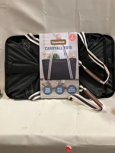 CleverMade Collapsible CarryAll Tote 2-Pack w/ Pocket Holds up to 55 lbs - Picture 1 of 2