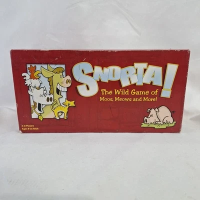 Vintage Snorta The Wild Party Card Game 2005 Barn Animal Farm Memory Sounds - Image 1 of 4