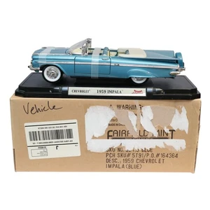 Fairfield Mint Blue 1959 Chevrolet Impala Convertible 1:18 Scale Diecast Deluxe - Picture 1 of 8
