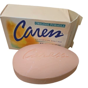 Vintage Caress Body Bar Soap Original Formula Peach Natures Silk 1999 One Bar - Bild 1 von 6