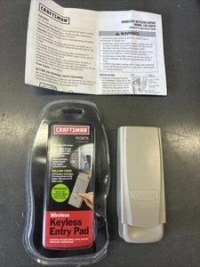 Craftsman 9 53876 Wireless Keyless Entry Pad For Garage Door - Picture 1 of 8