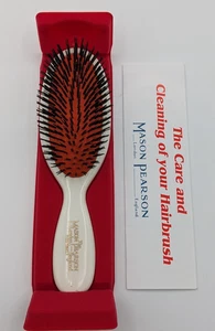 Mason Pearson - Hair Brush - Pocket Bristle - B4 - Ivory - New Open Box - Picture 1 of 10