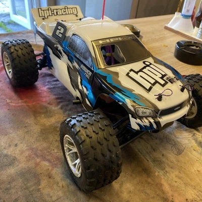 Hpi Mt2 Nitro Truck Good Condition Runs Well Transmitter Inc Not Ftx Losi Savage - Image 1 of 4