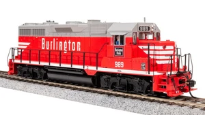 Broadway Limited HO 7534 EMD GP35 Low Nose - Sound and DCC CB&Q #989 - Picture 1 of 1