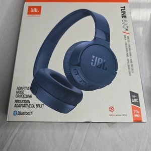 JBL T670 NC Cuffie wireless blu sull'orecchio (BNP) - Foto 1 di 6