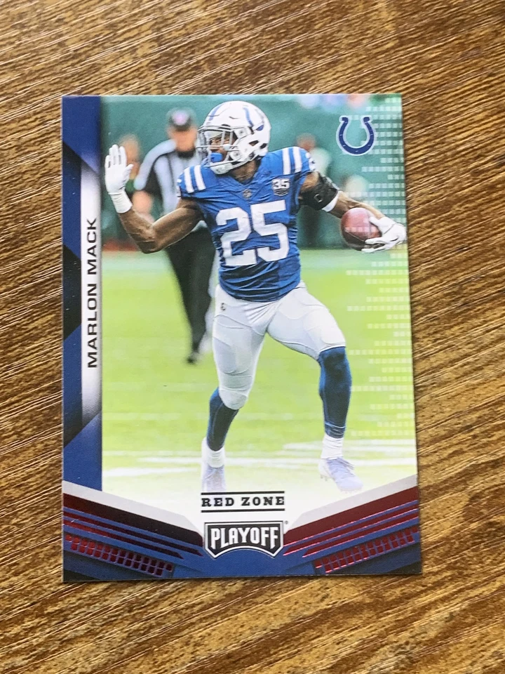2019 Panini Playoff Marlon Mack Red Redzone #56 Indianapolis Colts - Image 1 of 1