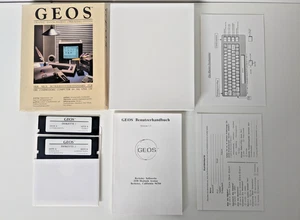GEOS, wersja 1.3, Commodore, C64, system operacyjny, oryginalne opakowanie - Zdjęcie 1 z 13
