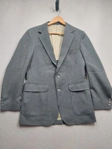 Giacca blazer lana vintage uomo 38 grigio 2 bottoni monopetto cappotto sportivo - Foto 1 di 6