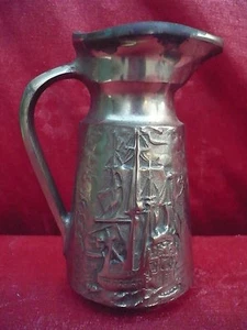 bellissimo vaso in bronzo massiccio__brocca__bronzo di qualità__navi a vela__oltre 1,9 kg! - Foto 1 di 1