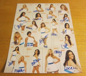 2014-15 New York Knicks Dancers Autographed Signed 11X14 Photo NBA Basketball - Picture 1 of 3