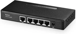 Binardat 5 Port Multi Gigabit Switch, 1x2.5 Gigabit & 4x1 Gigabit Ethernet RJ-45 - Bild 1 von 9