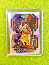 Jaylen Brown SILVER PRIZM CARD JERSEY #0 CAL BEARS SP 2022 Prizm Jaylen Brown DP