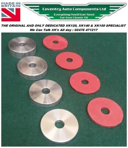 Jaguar Chassis Befestigungsabstandshalter & rote Faserisolator Waschmaschinen-Kit BD2070 & BD6626 - Bild 1 von 5