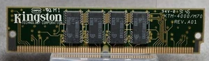 Kingston KTM-4000/M70 4MB FRU 80NS 72 PIN SIMM 1MBx36 PS2 Memory PS/2 RAM tested - Picture 1 of 4