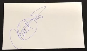 Chuck Finley California Angels Signed Autographed 3x5 Index Card - Picture 1 of 2