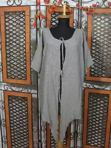 Túrbulence edle zipflige Chiffon Weste in grau NEU!!! - Bild 1 von 1