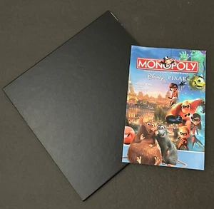 Monopoly Replacement Game Board + Rule Book : 2007 Disney Pixar Edition - Picture 1 of 5