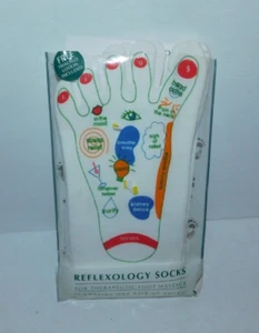 CALCETINES REFLEXOLOGÍA SIN USAR PAQUETE ABIERTO - Imagen 1 de 5