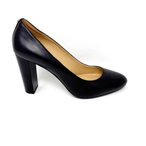 Zapatos de tacón de cuero negro MICHAEL Michael Kors para mujer, talla 10 - Imagen 1 de 11