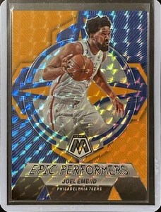 Joel Embiid - 2023-24 Panini Mosaic - Numbered /25 - Orange Fluorescent Prizm #9 - Bild 1 von 1