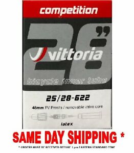 Vittoria latex tubes 700 x 25/28 48mm (RVC) stem 