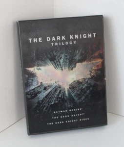 The Dark Knight Trilogy (DVD, 2012, 3-Disc Set,  Box Set with Booklet of Imagery - Picture 1 of 11