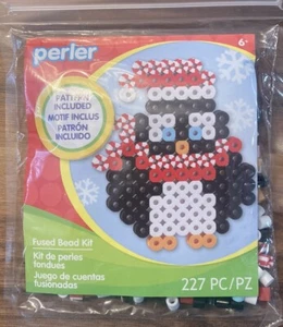 SANTA PENGUIN - Perler Beads Craft Kit - New in Package - 80-72890 - Picture 1 of 2