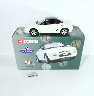 Corgi 1/18 Scale Diecast 95100 MG MGF Soft Top Donington Model Car Boxed A1 - Image 1 of 4