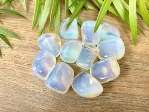 1/2 lb Opalite Tumbled Stones Crystal Therapy Gemstone Specimen Reiki Chakra - Picture 1 of 8