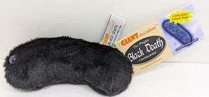 Peluche Vintage 2004 Microbi Giganti La Peste Morte Nera (con etichette) Drew Oliver - Foto 1 di 14