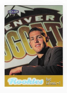 1998-99 Fleer Ultra Raef LaFrentz denver Nuggets Basketball Card #101 Rookie RC - Picture 1 of 2