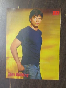 TOM WELLING SMALLVILLE VINTAGE PHOTO PIN UP M TEEN MAGAZINE PICTURE CLIPPING L39 - Picture 1 of 2