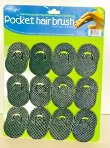 MAGIC COLLECTION POCKET HAIR BRUSH SMALL SIZE 2.25 "X3.25" - Picture 1 of 1