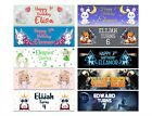 Personalised Birthday Banners Generic Design Children Kids Party Decoration 188