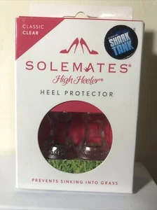 Protectores de tacón alto Solemates transparentes clásicos nuevos en caja se adapta a la mayoría de los tacones 8-11 mm - Imagen 1 de 5