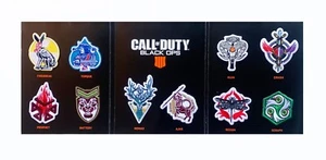 Call Of Duty Black Ops 4 Mystery Collector Specialist Iron on Patches - Picture 1 of 1