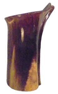Art Pottery Creamer Brown Harvest Gold Mid Century Modern Vintage MAKER HELP - Picture 1 of 8