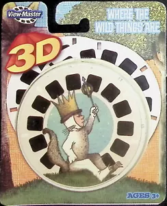 WHERE THE WILD THINGS ARE 3d View-Master 3 Reel Packet SEALED - Picture 1 of 2